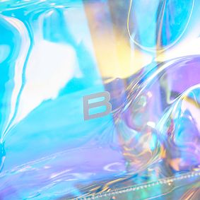 Clearly There Iridescent Backpack