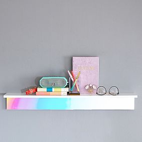 Iridescent Mirrored Ledge