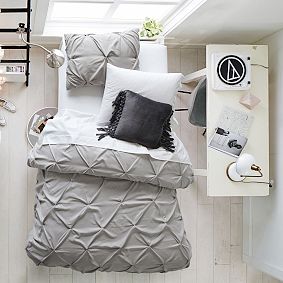 Microfiber Pintuck Duvet Cover