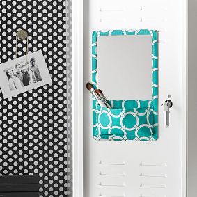 Gear-Up Preppy Rings Locker Mirror Pocket