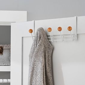 Rounded Over-the-Door Hook Rack