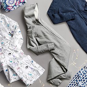 Cozy Jersey Onesie, Gray