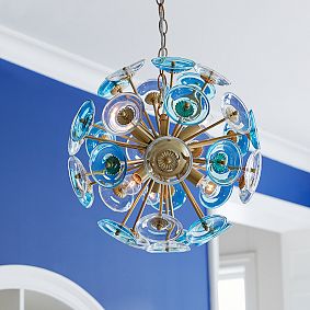 Glass Disc Chandelier