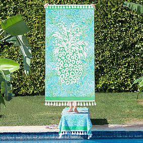 Lilly Pulitzer Homeslice Beach Towel UPF 50+