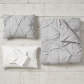 Microfiber Pintuck Comforter Set
