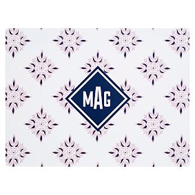 Personalized Desk Mat, Preppy Tile