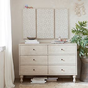 Wood Carved Triptych Art