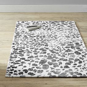Glam Cheetah Washable Rug, 3X5
