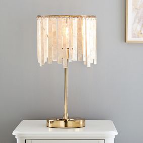 Capiz Strip Table Lamp