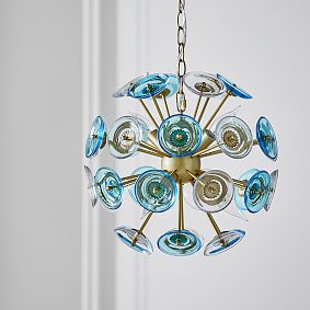 Glass Disc Chandelier