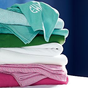 PBteen Classic Organic Cotton Bed Blanket