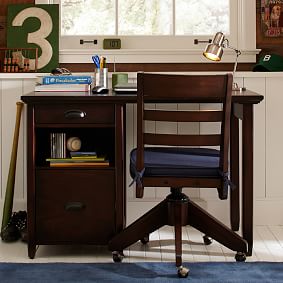 Chatham Small Storage Desk + Hutch