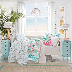 Lilly Pulitzer Orchid Border Duvet Cover