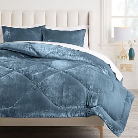 Lush Velvet Quilt - Stone Grey