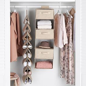 Extra Wide Closet Storage Set Hanging Closet Organizer