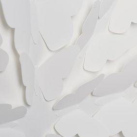 Folded Butterfly Framed Art, 25"x25"