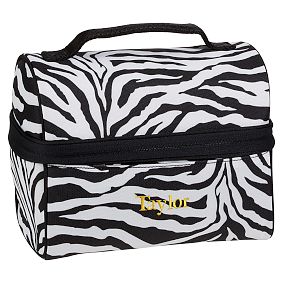 Gear-Up Black Zebra Retro Lunch