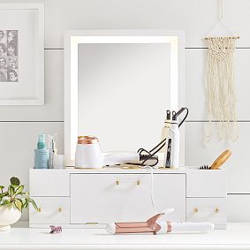 Light Up Beauty Storage Mirror