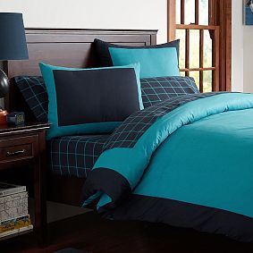 Colorblock Reversible Duvet Cover