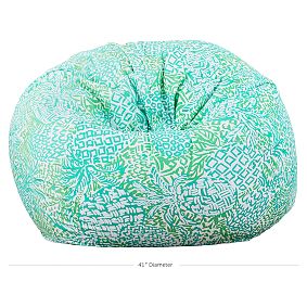 Large Lilly Pulitzer Bean Bag Chair, Homeslice