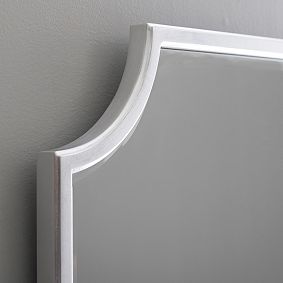 Scallop Silver Leaf Mirror