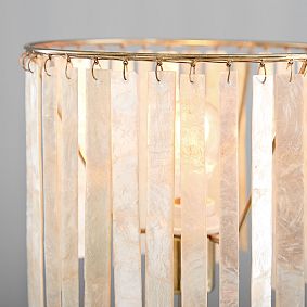 Capiz Strip Table Lamp