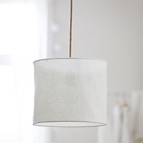 Linen Drum Shade