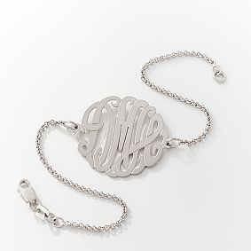 Monogram Cursive Bracelet