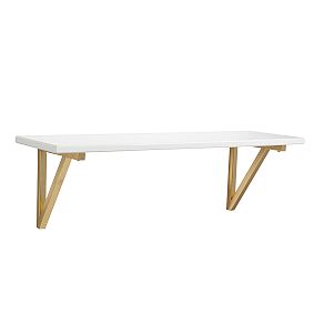 Gold Bracket Shelf