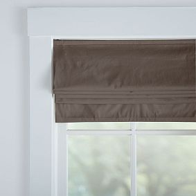 Metro Cordless Roman Shade With Blackout Lining
