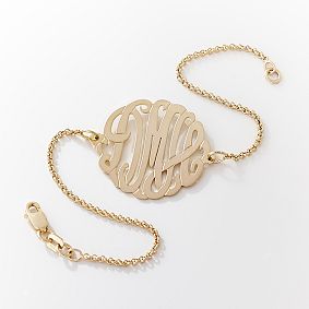 Monogram Cursive Bracelet