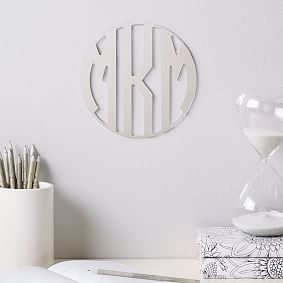 No Nails Triple Block Monogram