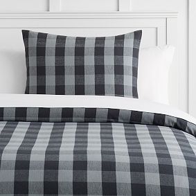 Buffalo Check Organic Duvet Cover