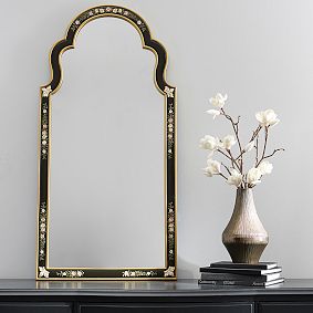 Elaborate Arched Mirror