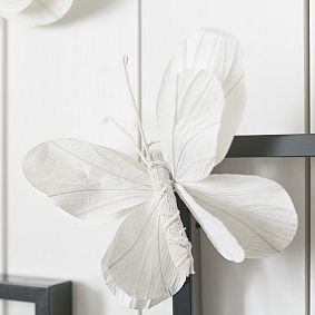 Crepe Paper Butterflies, Set of 3