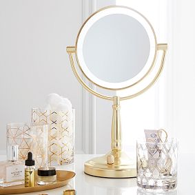 Gold Light Up Vanity Mirror