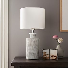 Textured Ceramic Table Lamp