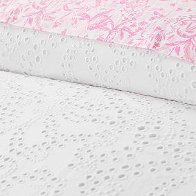 Lilly Pulitzer Ocean Eyelet Duvet Cover