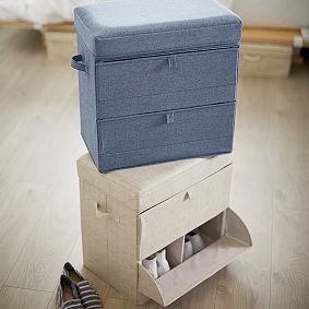 2-Tier Wide Floor Storage