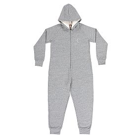 Cozy Jersey Onesie, Gray