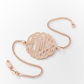 Monogram Cursive Bracelet