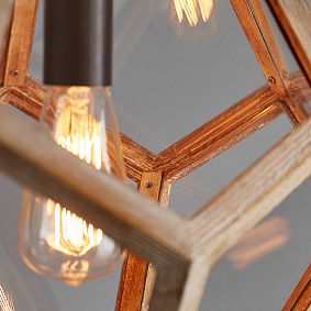 Pentagon Prism Flush Mount