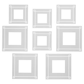 No Nails Paper Photo Frames, Set of 8