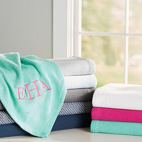 PBteen Classic Organic Cotton Bed Blanket