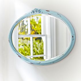 Vintage Flower Mirror