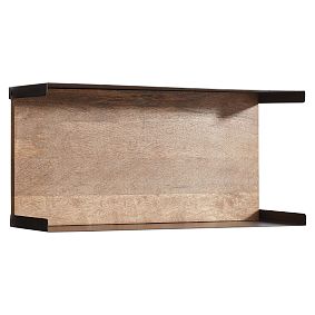 Wood and Metal Display Shelf