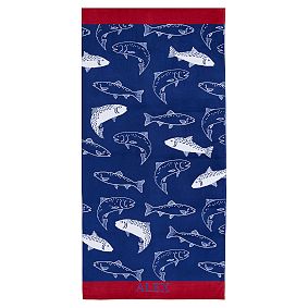 Ocean Fish Beach Towel UPF 50+