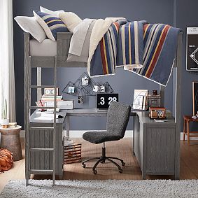 Stow Stripe Sherpa Comforter