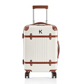 Terminal 1 White/Brown Carry-on Luggage