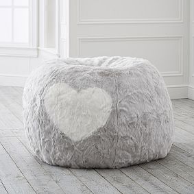 Large St. Jude Heart Bean Bag Chair